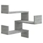 Eckwandregale 2 Stk. Sonoma grau 40x40x50 cm von vidaXL, Regale und Regale - Ref: Foro24-815207, Preis: 35,37 €, Rabatt: %