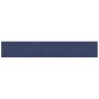Paneles de pared 12 uds tela azul 90x15 cm 1,62 m²