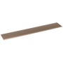 Paneles pared 12 uds cuero sintético capuchino 90x15 cm 1,62 m²