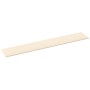 Paneles de pared 12 uds terciopelo color crema 90x15 cm 1,62 m²