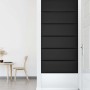 Paneles de pared 12 uds cuero sintético negro 90x30 cm 3,24 m²