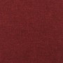Paneles de pared 12 uds tela rojo tinto 30x30 cm 0,54 m²