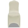 Funda de silla elástica 12 unidades crema by vidaXL, Covers - Ref: Foro24-279092, Price: 50,82 €, Discount: %