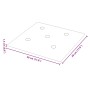 Paneles pared 12 uds cuero sintético capuchino 30x30 cm 1,08 m²