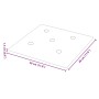 Paneles de pared 12 uds cuero sintético marrón 30x30 cm 1,08 m²