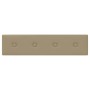 Paneles pared 12 uds cuero sintético capuchino 60x15 cm 1,08 m²