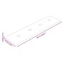 Paneles de pared 12 uds cuero sintético marrón 60x15 cm 1,08 m²