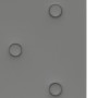 Paneles de pared 12 uds cuero sintético gris 60x30 cm 2,16 m²