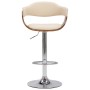 Küchenhocker 2 Stück gebogenes Holz Kunstleder Creme von vidaXL, Küchenhocker - Ref: Foro24-283114, Preis: 281,10 €, Rabatt: %