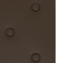 Paneles de pared 12 uds cuero sintético marrón 60x30 cm 2,16 m²
