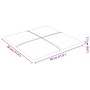 Paneles de pared 12 uds terciopelo rojo tinto 30x30 cm 1,08 m²