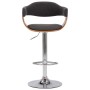 Küchenhocker 2 Einheiten aus gebogenem Holz und grauem Stoff von vidaXL, Küchenhocker - Ref: Foro24-283115, Preis: 250,77 €, ...