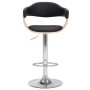 Kitchen stools 2 pcs curved wood black synthetic leather by vidaXL, Kitchen stools - Ref: Foro24-283117, Price: 221,67 €, Dis...