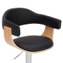 Kitchen stools 2 pcs curved wood black synthetic leather by vidaXL, Kitchen stools - Ref: Foro24-283117, Price: 221,67 €, Dis...