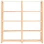 Estantería almacenaje 5 niveles madera pino maciza 500 kg by vidaXL, Industrial shelving - Ref: Foro24-286198, Price: 115,62 ...