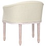 Silla de comedor de lino