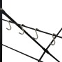 Armario microondas madera ingeniería negro roble 60x39,6x123 cm