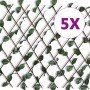 Valla enrejada de sauce 5 piezas hojas artificiales 180x90 cm en Paneles de vallas | Comprar online en Foro24