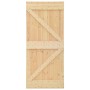 Tür aus massivem Kiefernholz, 80 x 210 cm von vidaXL, Türen - Ref: Foro24-289107, Preis: 173,41 €, Rabatt: %