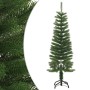 Árbol de Navidad artificial estrecho con soporte PE 120 cm