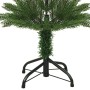 Árbol de Navidad artificial estrecho con soporte PE 120 cm