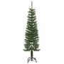 Árbol de Navidad artificial estrecho con soporte PE 150 cm