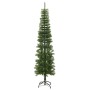 Árbol de Navidad artificial estrecho con soporte PE 240 cm