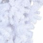 Árbol de Navidad artificial al revés con soporte blanco 150 cm