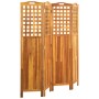 Paravent aus massivem Akazienholz mit 4 Paneelen 121x2x120 cm von vidaXL, Raumteiler - Ref: Foro24-311880, Preis: 162,16 €, R...