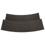 Mesa alta de jardín ratán sintético marrón 120x55x110 cm de vidaXL, Mesas de jardín - Ref: Foro24-313467, Precio: 211,47 €, D...