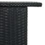 Black synthetic rattan high garden table 120x55x110 cm by vidaXL, Garden tables - Ref: Foro24-313468, Price: 199,66 €, Discou...