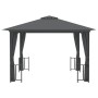Pavillon mit Seitenwänden und Doppeldächern anthrazit 3x3 m von vidaXL, Zelte und Pavillons - Ref: Foro24-318541, Preis: 347,...