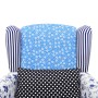 Armchair with patchwork design fabric design by vidaXL, Armchairs - Ref: Foro24-240882, Price: 227,15 €, Discount: %