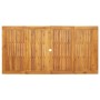 Mesa de comedor de jardín madera maciza de acacia 180x90x75 cm