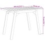 Mesa de comedor de jardín madera maciza de acacia 110x56x75 cm