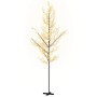 Árbol LED con flor de cerezo 672 LED blanco cálido 400 cm