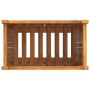 Jardinera con forro madera maciza de acacia 54x31x75 cm en Maceteros y jardineras | Comprar online en Foro24