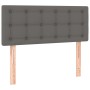 Boxspringbett mit Matratze und LED-grauem Kunstleder 120x200 cm von vidaXL, Betten und Lattenroste - Ref: Foro24-3134217, Pre...