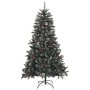 Árbol de Navidad artificial con soporte PVC verde 150 cm