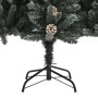 Árbol de Navidad artificial con soporte PVC verde 210 cm