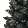Árbol Navidad artificial estrecho con soporte PVC verde 180 cm