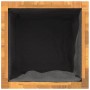 Jardinera de madera maciza de acacia 45x45x45 cm