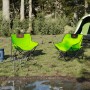 Sillas de camping con bolsillo plegables 2 unidades verde en Sillas de jardín | Comprar online en Foro24