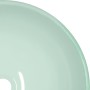 Lavabo de vidrio templado blanco 42x14 cm