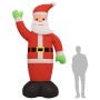 Papá Noel inflable de Navidad con LED 370 cm
