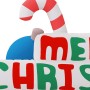 Decoración inflable Merry Christmas con LED 197 cm