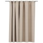 Blickdichte Vorhang mit Haken Leinenoptik beige 290x245 cm von vidaXL, Vorhänge und Gardinen - Ref: Foro24-321215, Preis: 43,...