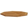 Tablero de mesa octogonal de madera maciza de teca 80x80x2,5 cm