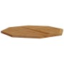 Tablero de mesa octogonal de madera maciza de teca 90x90x2,5 cm