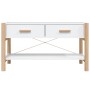 Mueble para TV madera contrachapada blanco 82x38x45 cm